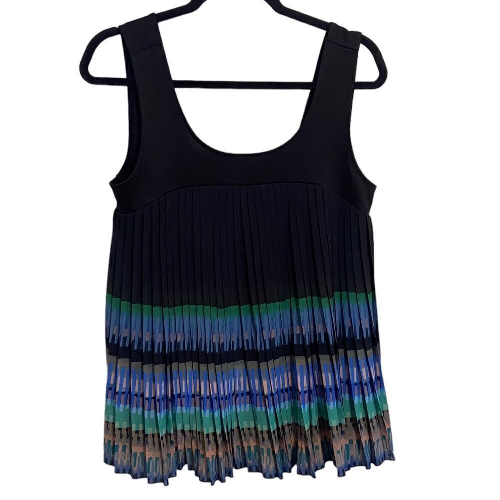 Anthropologie Deletta  Pleated Swing Top